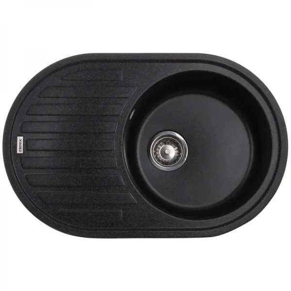 Мийка кухонна Zerix ZS-7750R-13 Графитная (ZX4561)