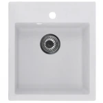 Мийка кухонна Zerix ZS-4651S-01 Біла (ZX4563)