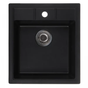 Мийка кухонна Zerix ZS-4651S-14 Чорний металік (ZX4570)