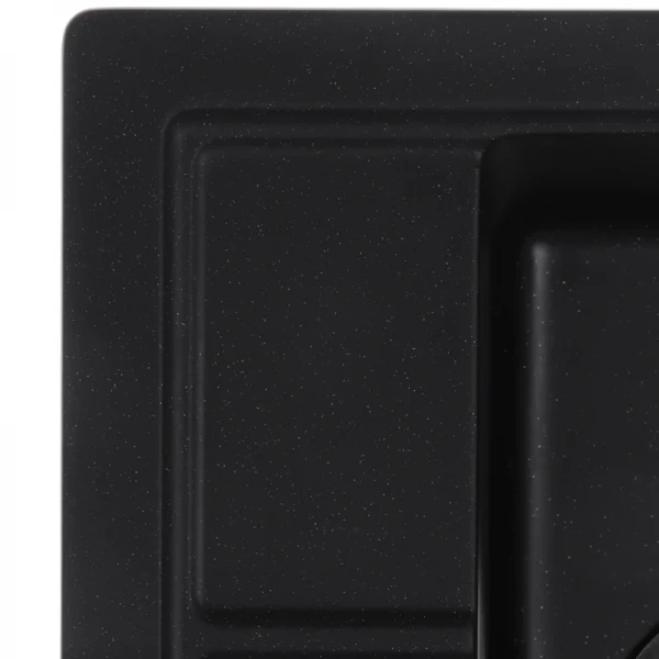 Мийка кухонна Zerix ZS-4651S-14 Чорний металік (ZX4570)