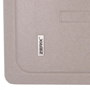 Мийка кухонна Zerix ZS-6243S-06 Бежева (ZX4573)