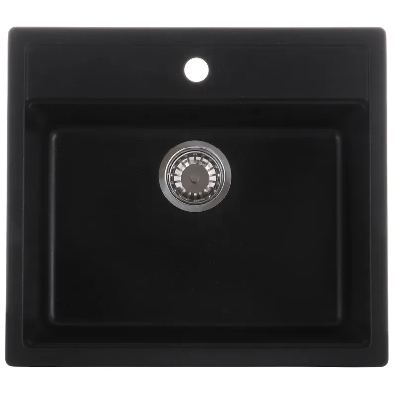 Мойка кухонная Zerix ZS-5751S-14 Черный металлик (ZX4602)