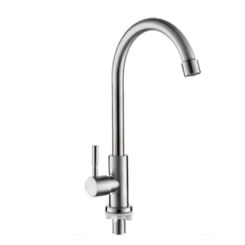 Кран для холодної води з нерж. сталі SUS304 ZERIX MONO-01.SUS (ZX4708)