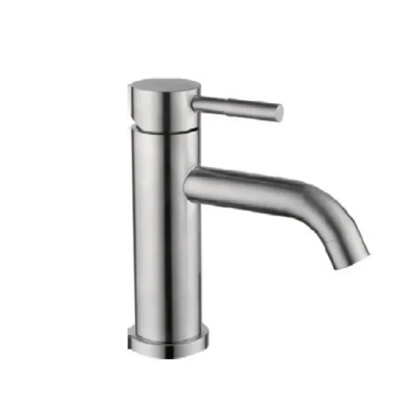 Кран для холодної води Zerix MONO-02-B.SUS (нерж. сталь) (ZX4709)