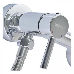 Смеситель настенный с гигиеническим душем Zerix LR5398-6 (ZX4736)