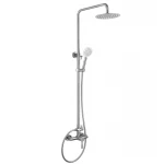 Душова колона зі змішувачем Zerix SUS-003-J для душ. кабіни з нерж. сталі SUS304 (ZX4798)