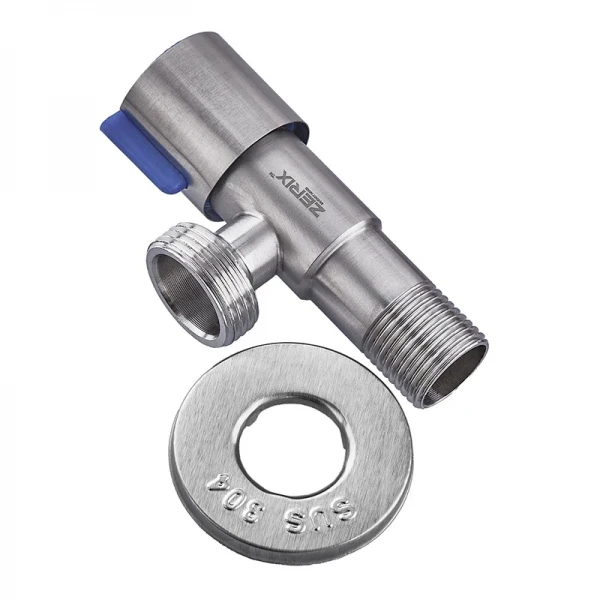 Кран для подключ. сантехприл. Zerix VAL-03-1/2x3/4 с нерж. ст.SUS304 (ZX4799)