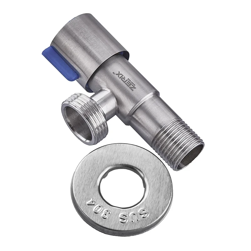 Кран для підключ. сантехприл. Zerix VAL-03-1/2x3/4 з нерж. ст.SUS304 (ZX4799)