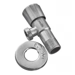 Кран для підключ. сантехприладів Zerix VAL-04-1/2x1/2 з нерж. ст.SUS304 (ZX4800)