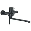 Смеситель для ванны Zerix DAX-006 (Euro) Black с нерж. стали SUS304 (ZX4816)