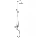 Душова колона із змішувачем Zerix Fox-009-J (нерж. сталь) (ZX4835)