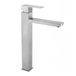 Смеситель для умывальника Zerix KUB-001-High из нерж. стали SUS304 (ZX4845)