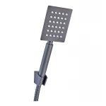 Смеситель для ванны Zerix KUB-008 Black из нержавеющей стали SUS304, черный матовый, с коротким изливом (ZX4851)