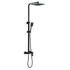 Душевая колонна со смесителем Zerix KUB-008-J Black из нерж. стали SUS304 (ZX4853)