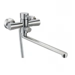 Змішувач для ванни Zerix LUX-006 (Euro) з нерж. сталі SUS304 (ZX4867)