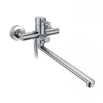 Змішувач для ванни Zerix SUS-006 (Euro) з нерж. сталі SUS304 (ZX4883)