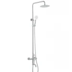 Душова колона зі змішувачем Zerix SUS-009-J (нерж. сталь) (ZX4906)