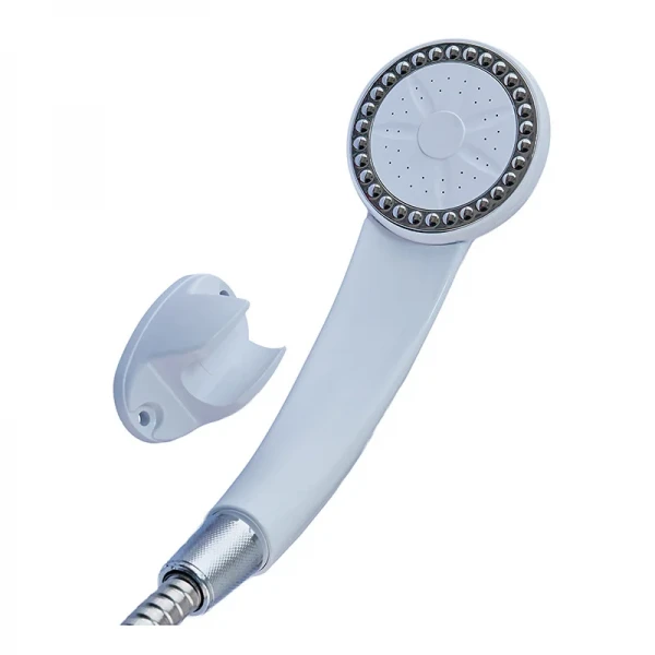 Водонагреватель 3 kW проточн., Zerix ELW22-EW С ИНД.ТЕМП., на СТЕНУ (со шлангом и лейкой) (ZX4934)