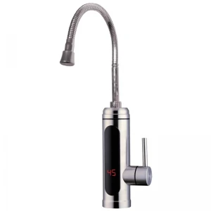 Водонагрівач ZERIX ELW34-EF 3 kW проточн., НЕРЖ, З ІНД. ТЕМП., РЕФЛ. вилив, на мийку (ZX4935)