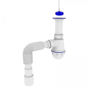 Сифон для кухні Zerix SK-01-A 1 1/2"x40 з литим випуском (ZX4950) Сифон для кухні Zerix SK-01-A 1 1/2"x40 з литим випуском (ZX4950)