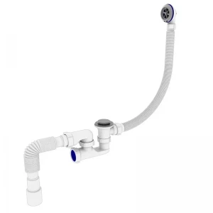 Сифон для ванної Zerix SV-02-C з ревізією, переливом та випуском "СLICK-СLACK" (ZX4961) Сифон для ванної Zerix SV-02-C з ревізією, переливом та випуском "СLICK-СLACK" (ZX4961)