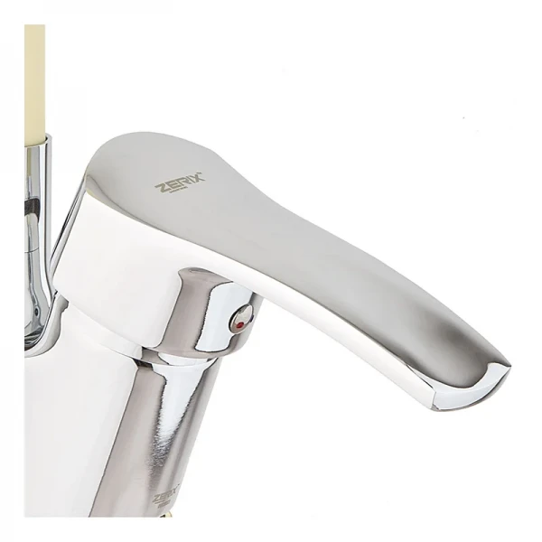 Кухонний змішувач із силіконовим виливом Zerix YUB 279 Reflector Ivory (ZX4977)