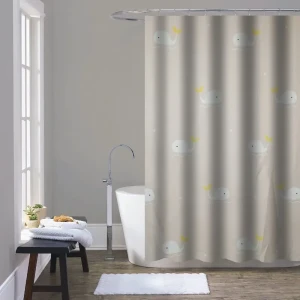 Шторка для ванной Zerix SCT-010-180x180 из полиэстера (Узор 
