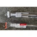 Штанга для шторки телескопічна пряма Zerix CRS-110x200 110cm-200cm (нержавіюча сталь) (пакет) (ZX4996)