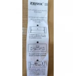 Штанга для шторки телескопічна пряма Zerix CRS-140x260 140cm-260cm (нержавіюча сталь) (пакет) (ZX4997)
