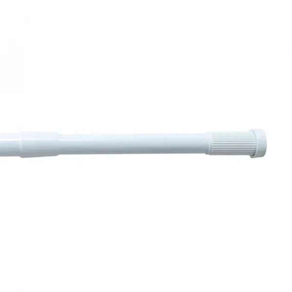 Штанга для шторки телескопічна пряма Zerix CRA-110x200 110cm-200cm (алюміній) (пакет) (ZX4998)