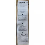 Штанга для шторки телескопічна пряма Zerix CRA-140x260 140cm-260cm (алюміній) (пакет) (ZX4999)