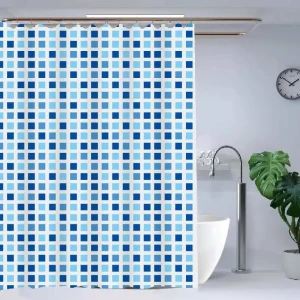 Шторка для ванной Zerix SCP-004-180x180 из PEVA (полиэтиленвинилацетата) (Узор 
