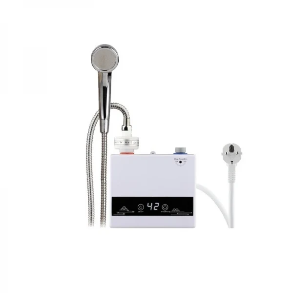 Проточний водонагрівач настінний Zerix BWH-01-ES (З індик. темп. та з вилкой) (ZX5013)