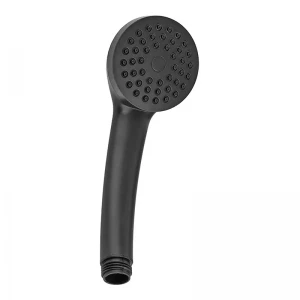 Лейка для душа Zerix SH-06 из ABS-пластика черная матовая двухрежимная (ZX5018)