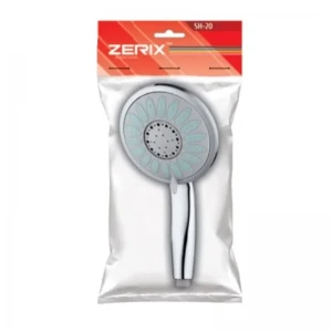 Лейка для душа ZERIX SH-20 из ABS-пластика хромированная пятирежимная (ZX5020)