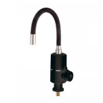 Проточный водонагреватель Zerix ELW06-F Black с силиконовым изливом (ZX5032)