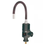 Проточный водонагреватель Zerix ELW06-EF Black (с индик. темп.) с силиконовым изливом (ZX5033)