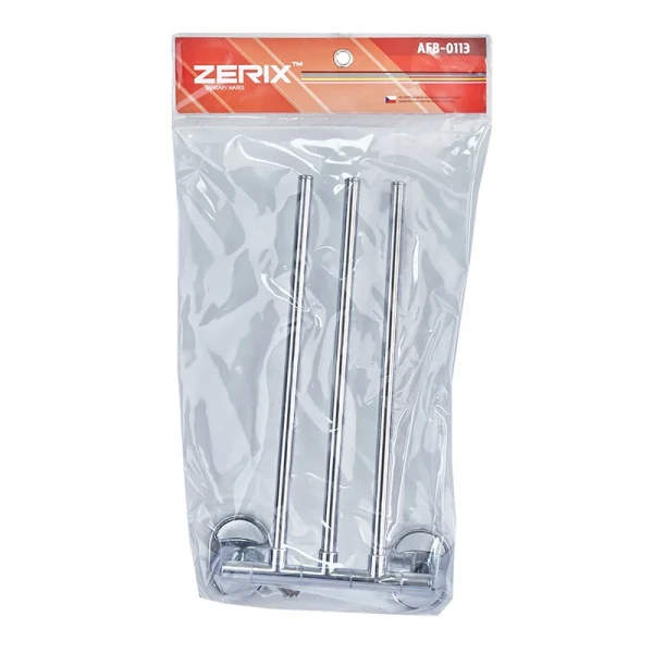 Полотенцедержатель поворотный (3 планки) Zerix AFB-0113 (ZX5045)