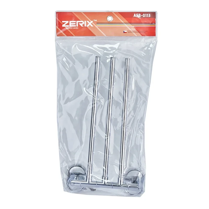 Полотенцедержатель поворотный (3 планки) Zerix AFB-0113 (ZX5045)