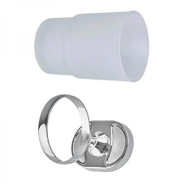 Стакан одинарный настенный (стекло) Zerix AFB-0106 (ZX5056)