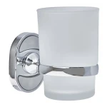 Стакан одинарный настенный (стекло) Zerix AFB-0106 (ZX5056)