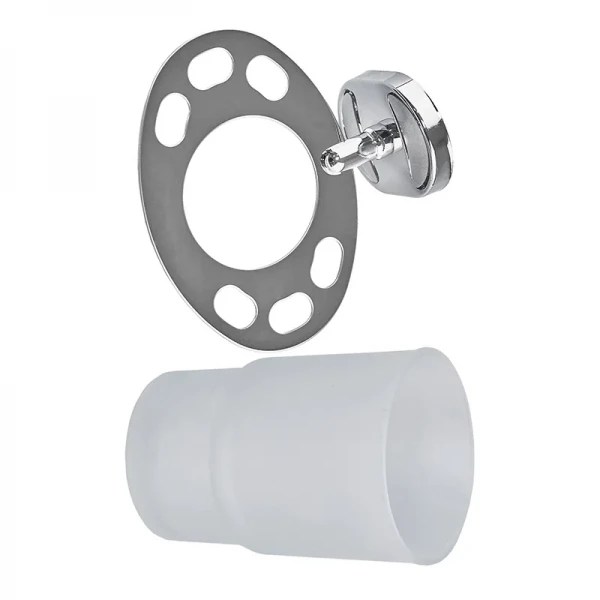 Стакан одинарный (стекло) с держателем зубных щеток Zerix AFB-0106-1 (ZX5057)