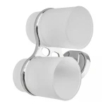 Держатель с 2 стаканами (стекло) Zerix AFB-0108 (ZX5058)