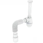 Сифон для умивальника Zerix SU-03-В 1 1/4"x40 без випуску (ZX5084)