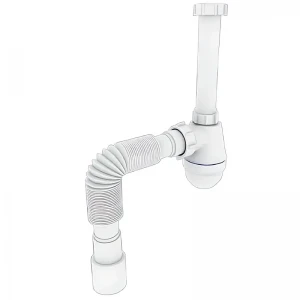 Сифон для умивальника Zerix SU-03-В 1 1/4"x40 без випуску (ZX5084)