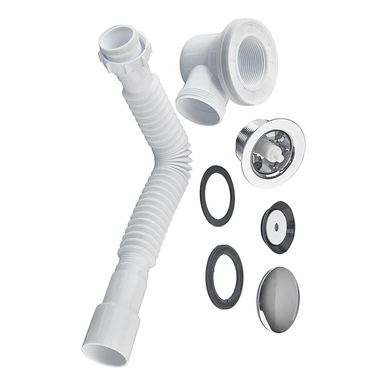 Сифон для душового піддону Zerix SD-03 1 1/2" з випуском Click-Сlack (ZX5087)