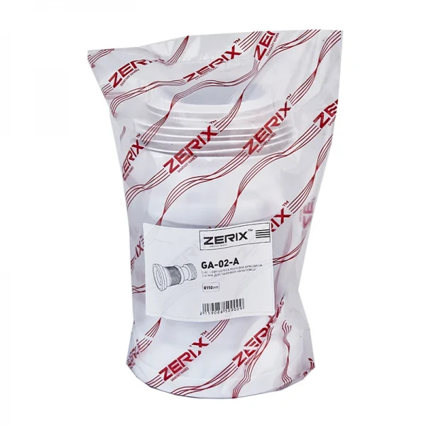 Гофротруба унітазна Zerix GA-02-A (армована) 330 мм для чавунної каналізації (d-110 мм) (ZX5090)