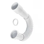 Гофротруба соединительная Zerix GN-01-A с накидной гайкой 1 1/2" (310-650 мм) (ZX5095)