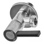Кран для подключения сантехприборов Zerix VAL-11-1/2x1/2 из нерж.стали SUS304 (ZX5104)