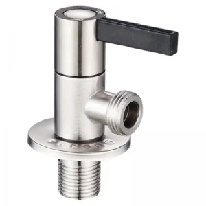 Кран для подключения сантехприборов Zerix VAL-11-1/2x1/2 из нерж.стали SUS304 (ZX5104)